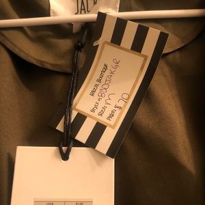 Army green over size jacket